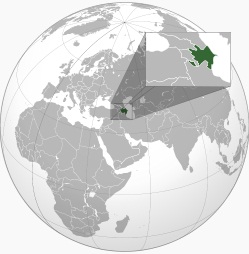 Map of Azerbaijan