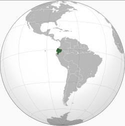 Map Ecuador