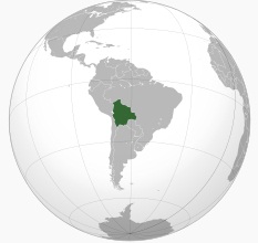 Map Bolivia