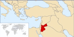 Map Jordan