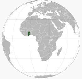 Map Ghana