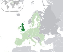 Map United Kingdom UK