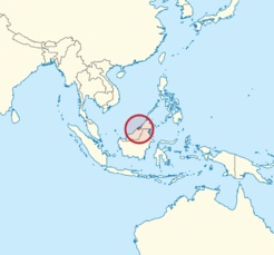 Map Brunei